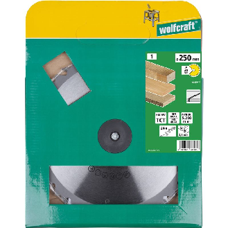 1 disco para sierras circulares de mesa CT. 24 dientes  250 mm 6660000-Leer más