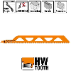 Hoja de sierras sables especial en HW 4555x12,7x2tpi Hoja de sierras sables especial en HW 4555x12,7x2tpi