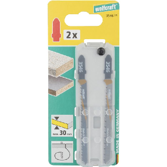 2 hojas de sierra de calar HCS L 100 mm. vástago en T 3546000-Leer más