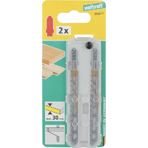 2 hojas de sierra de calar HCS L 100 mm. vástago en T 2680000-Leer más