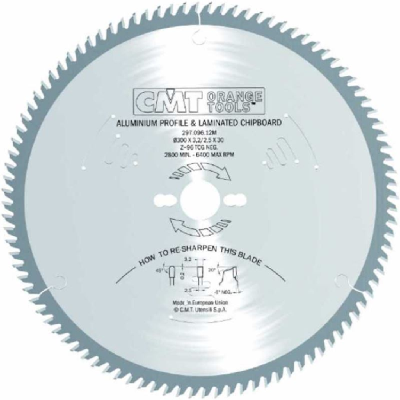 Sierra circular 250x3.2x32 Z:80 tcg -6° silenciosa-Leer más