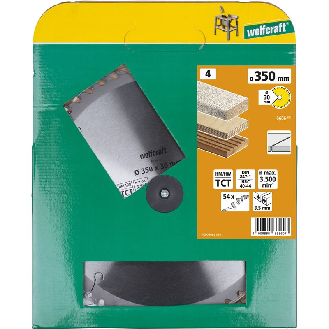 1 disco para sierras circulares de mesa CT, 54 dientes  350 mm-Leer más