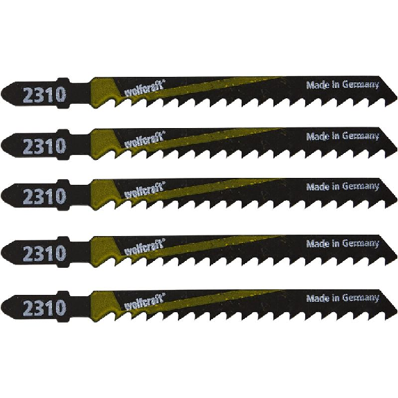 5 hojas de sierra de calar HCS L 100 mm. vástago en T 2360000-Leer más