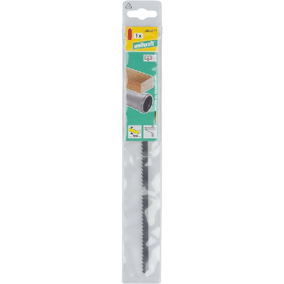 1 hoja de sierra de calar CV L 250 mm, vástago en T-Leer más