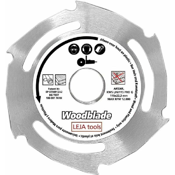 Disco tronzador KWS UNI PRO 6 115-Leer más