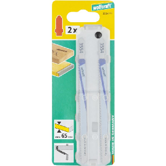 2 hojas de sierra de calar BiM L 130 mm. vástago en T 3554000-Leer más