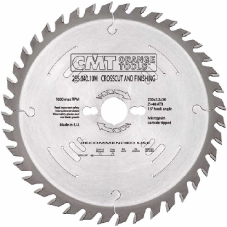 Sierra circular 250x3.2x30 Z:40 atb 10° silenciosa-Beschreibung lesen