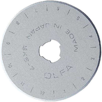 RB45-10 - Pack de 10 cuchillas circulares 45x0,3mm plateadas-Leer más