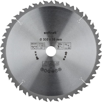 1 disco para sierras circulares de mesa CT. 28 dientes  300 mm 6741000-Leer más