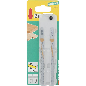 2 hojas de sierra de calar HCS L 115 mm. vástago en T 2682000-Leer más