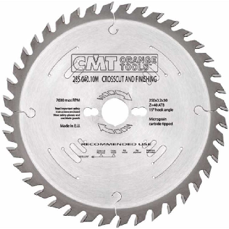 Sierra circular 260x2.8x30 Z:60 atb 10°-Beschreibung lesen