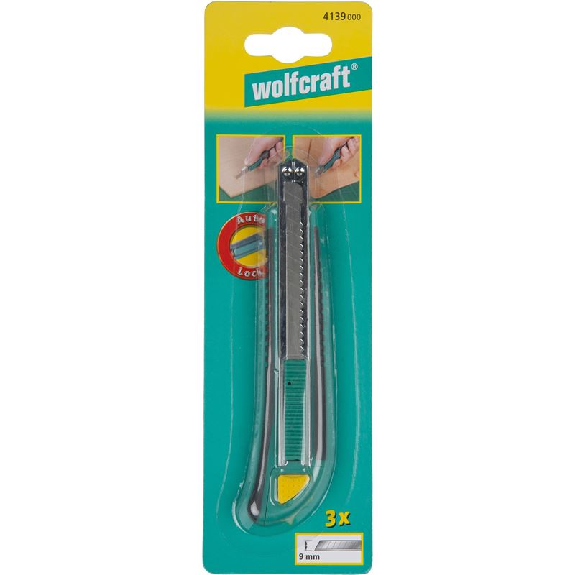 1 cúter de cuchillas separables bicomponente, 9 mm-Leer más