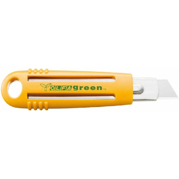Cúter de seguridad de plástico reciclado SK-4/green-Leer más