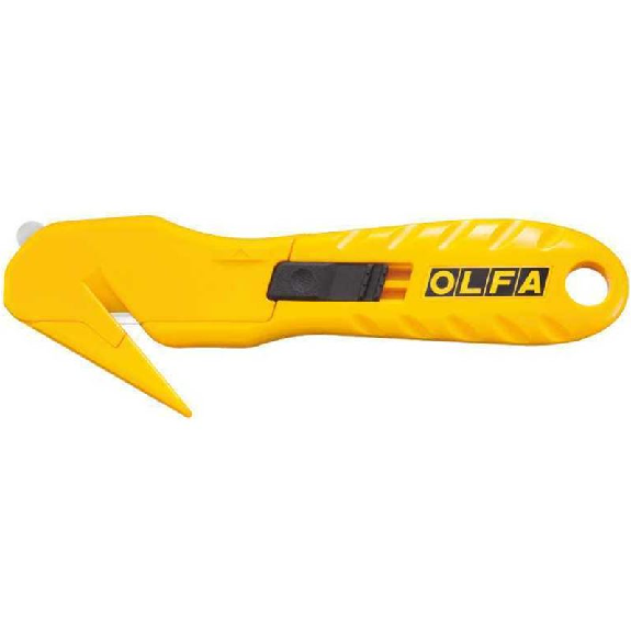 SK-10/24 - Cutter de seguridad con cuchilla oculta rectangular de 17,8mm en bolsa de plástico-Leer más