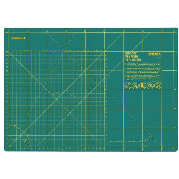 FCM-A2 - Plancha de corte plegables 630x450x2,5mm (verde)-Leer más