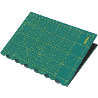FCM-A2 - Plancha de corte plegables 630x450x2,5mm (verde)-Leer más