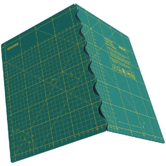 FCM-A2 - Plancha de corte plegables 630x450x2,5mm (verde)-Leer más