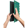 FCM-A2 - Plancha de corte plegables 630x450x2,5mm (verde)