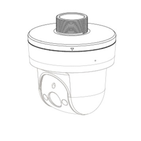 Dahua - PFA103 - Zubehör - Aufhängeadapter, Material: Aluminium, Hängehalterung Adapter, Modernes Design, Gewicht: 0,13-Beschreibung lesen