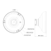 Dahua - PFA105 - Zubehör - Aufhängeadapter, - Material: Aluminium - Gewicht: 0,26kg - Geeignet für Fisheye Kamera IPC-E Dahua - PFA105 - Zubehör - Aufhängeadapter, - Material: Aluminium - Gewicht: 0,26kg - Geeignet für Fisheye Kamera IPC-E