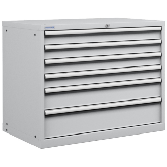CASSETTIERA METALLO INDUSTRIALE OFFICINA 54 X 36 Eh (L 1023 x P 725 x H 850) 6 CASSETTI ESTRAZIONE 100%-Leggi tutto
