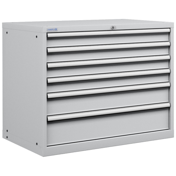CASSETTIERA METALLO INDUSTRIALE OFFICINA 54 X 36 Eh (L 1023 x P 725 x H 850) 6 CASSETTI ESTRAZIONE 100% CASSETTIERA METALLO INDUSTRIALE OFFICINA 54 X 36 Eh (L 1023 x P 725 x H 850) 6 CASSETTI ESTRAZIONE 100%-Leggi tutto