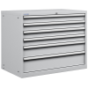 CASSETTIERA METALLO INDUSTRIALE OFFICINA 54 X 36 Eh (L 1023 x P 725 x H 850) 6 CASSETTI ESTRAZIONE 100%