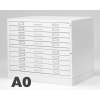 Cassettiera Portadisegni PREMIUM 10 Cassetti A0 componibile orizzontale cm 144x96x94,5h