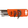 Juego de 8 llaves Torx acodadas largas  Llaves & Vasos