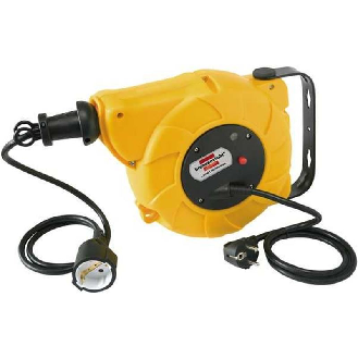 Enrollacables de carrete automático IP20 H05VV-F 3G15 para interiores 9+2-Leer más
