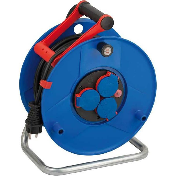 Enrollacables Garant? IP44 3 tomas de corriente y cable Bremaxx? AT-N05V3V3-F 3G15 50-Leer más