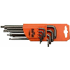 Juego de 8 llaves acodadas largas Torx + Torx de seguridad  Llaves & Vasos