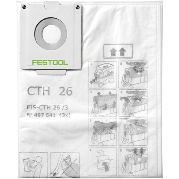 Festool Sicherheitsfiltersack FIS-CTH 26/3-Beschreibung lesen