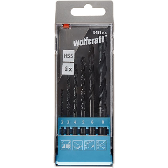 1 juego de brocas para metal HSS FL. 6 piezas.   2-8 mm 8453000-Leer más
