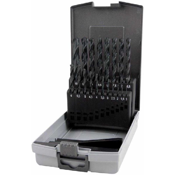 Juegos de brocas helicoidales DiN 338 tipo N HSS-G 19 brocas-Leer más