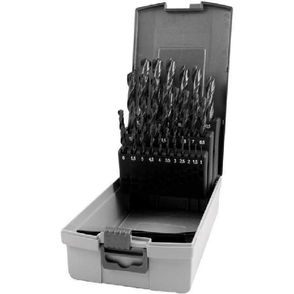 Juegos de brocas helicoidales DiN 338 tipo N HSS-G 19 brocas-Leer más