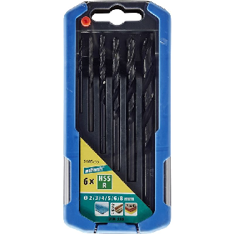 1 juego de brocas para metal HSS FL. 6 piezas.   2-8 mm 7105000-Leer más