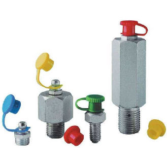 Tapones de plástico con abrazadera (caja de 100 uds/ color) Azul-Leer más