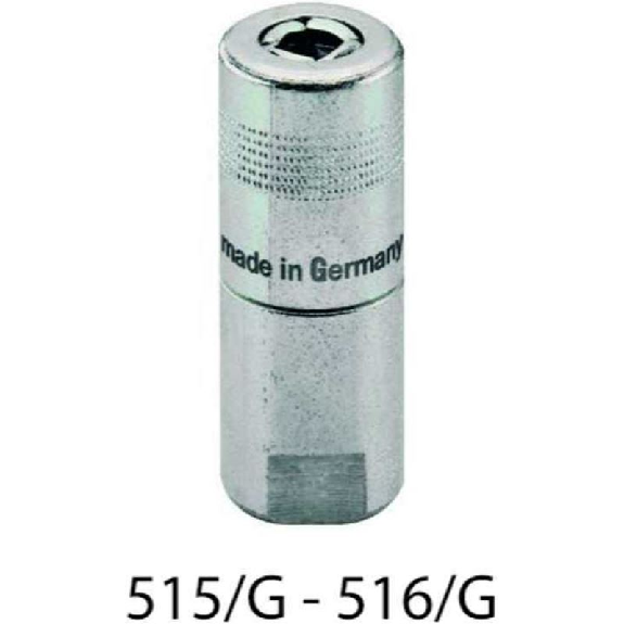 V000331 - Conector M1+T1 modelo 524/16 de 1/8 para engrasadores de cabeza plana-Leer más