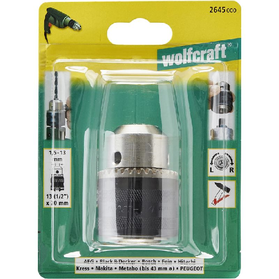 1 portabrocas de llave 13 mm 1/2 x 20 Econ-Leer más