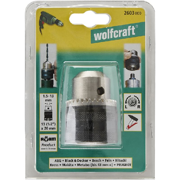 1 portabrocas de llave 13 mm 1/2x20-Leer más