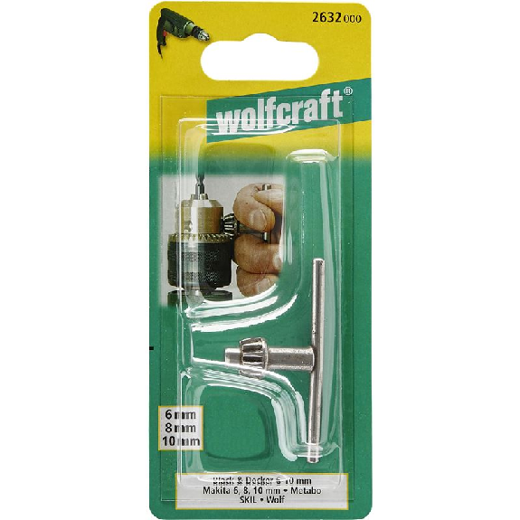 1 llave para portabrocas Jacobs K6, S14-Leer más