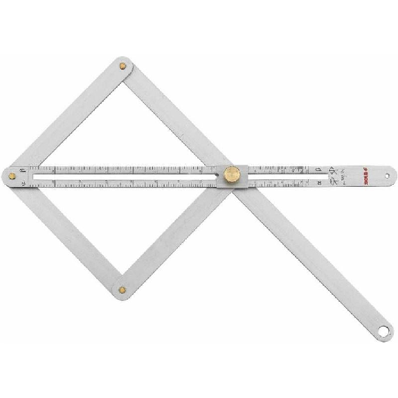 Escuadra ajustable combinada de aluminio anodizado VK-Leer más
