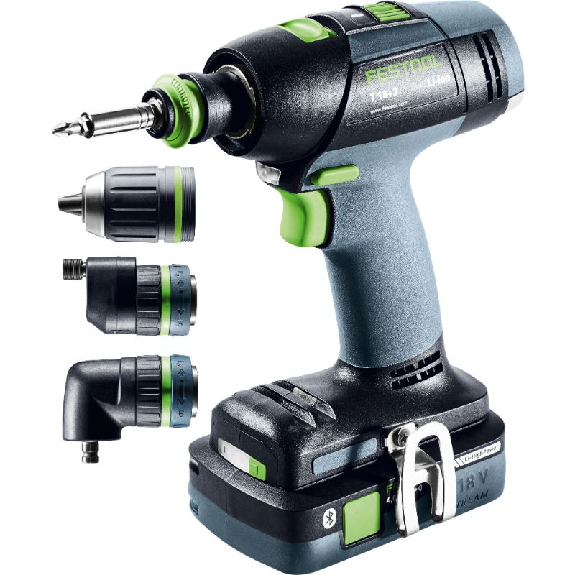 Festool Akku-Bohrschrauber T 18+3 HPC 4,0 I-Set-Beschreibung lesen