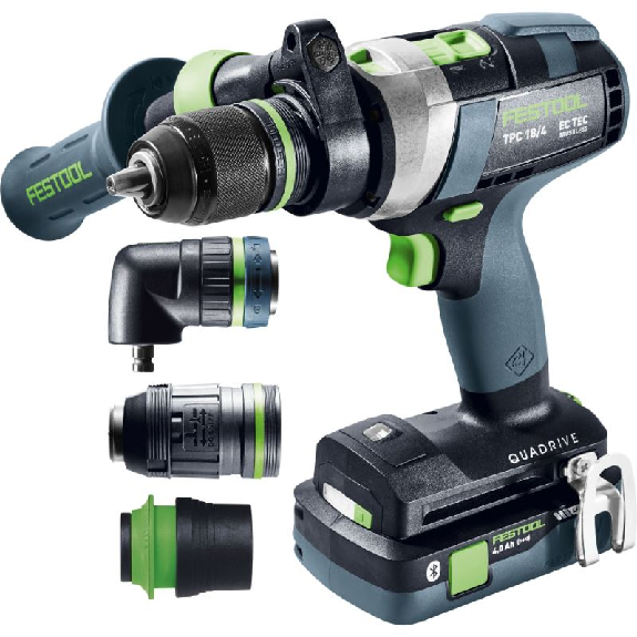 Festool Akku-Schlagbohrschrauber TPC 18/4 5,0/4,0 I-Set/XL QUADRIVE-Beschreibung lesen