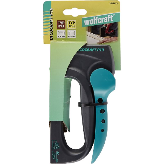 1 grapadora manual con carcasa de plástico tacocraft P 10-Leer más