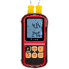 Thermomètre thermocouple avec 2 entrées, Option: 2 sondes type K