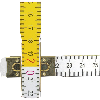 Metro plegable de madera modelo 617/11, 3 m
