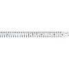 1012020100 - Regla flexible DIN 2768m Largo 1000mm - Sección 18 X 0,5mm