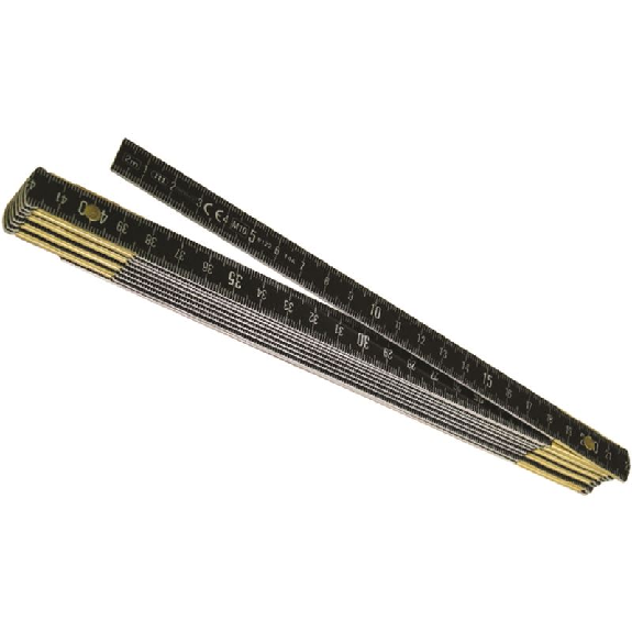DOBLE METRO ALUMINIO NEGRO 10 VARILLAS MM - 21036 --Leer más
